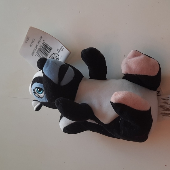 Disney Store Mini Bean Bag Flower Bambi new with tags - Picture 2 of 6